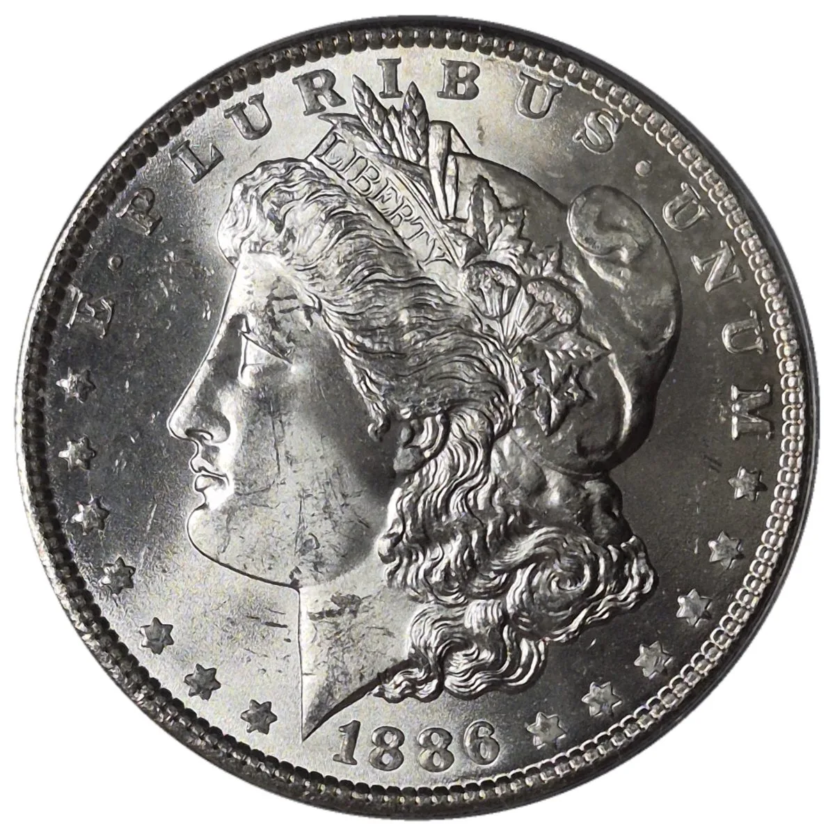 1886-$1-Morgan-Dollar-#42---TPG-28-Of-40